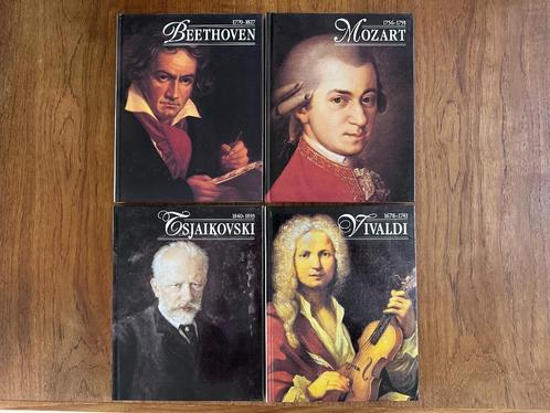 Biografieën: Beethoven, Mozart, Tsjaikovski en Vivaldi, Boeken, Muziek, Zo goed als nieuw, Artiest, Ophalen