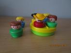 Vintage Fisher Price Draaimolen met 6 poppetjes, Kinderen en Baby's, Speelgoed | Fisher-Price, Ophalen of Verzenden, Gebruikt