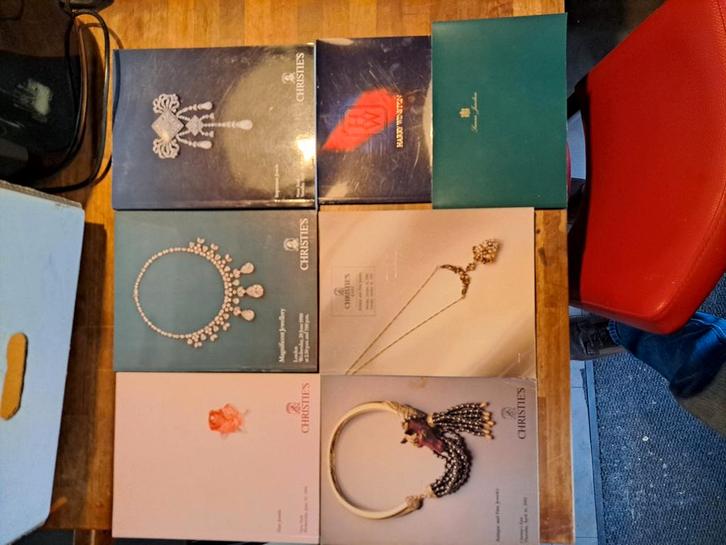 Veilingcatalogi Cartier Christie Sieraden Horloges '80-'90, Boeken, Catalogussen en Folders, Ophalen of Verzenden
