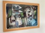Drie schilderijen van Kanbier, Gouache, Antiek en Kunst, Ophalen