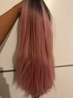 Roze pruik, Ophalen of Verzenden, Zo goed als nieuw, Accessoires