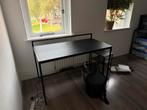 Mat Zwarte Bureaus twee stuks 120x60x75cm, Huis en Inrichting, Bureaus, Ophalen, Gebruikt, Bureau