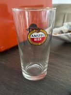 Amstel bier dubbeldruk glas ‘FIVE’ 5, Verzamelen, Biermerken, Glas of Glazen, Ophalen of Verzenden, Amstel, Zo goed als nieuw