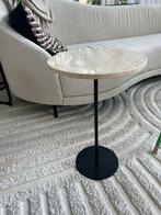 Stenen Bijzettafel - Elegant Design, Overige materialen, Minder dan 55 cm, Rond, Zo goed als nieuw
