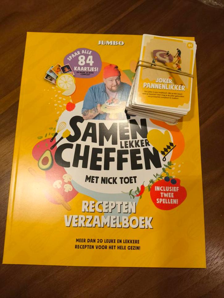Nick Toet verzamelboek met plaatjes compleet, Verzamelen, Supermarktacties, Jumbo, Ophalen of Verzenden