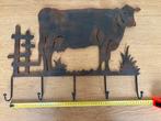 Metalen Wandkapstok Koe Design, Wandkapstok, Gebruikt, Ophalen of Verzenden, Minder dan 100 cm