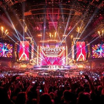 Tot 6 tickets voor De Toppers op zaterdag 31 mei  beschikbaar voor biedingen