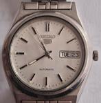 Seiko 5 automatisch...datum en div., Staal, Polshorloge, Ophalen of Verzenden, Seiko