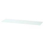 Malm Glasplaat Wit 160x48 cm, Ophalen