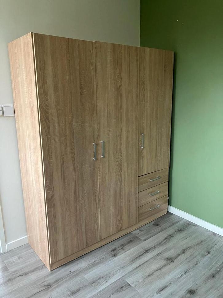 Jysk FANDRUP kledingkast - licht eiken, gedemonteerd, Huis en Inrichting, Kasten | Kledingkasten, Ophalen