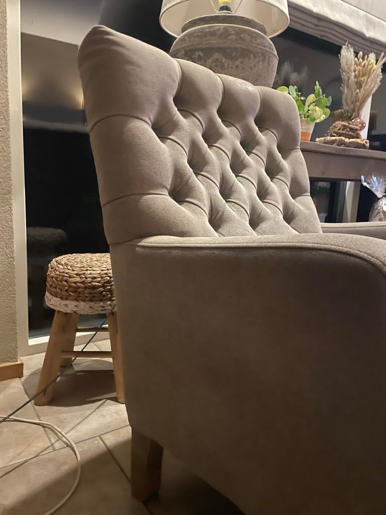 Olav Home Fauteuil - Stijlvolle Zitplaats 2 x, Huis en Inrichting, Fauteuils, Ophalen of Verzenden, Gebruikt, Stof, 75 tot 100 cm