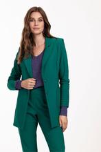 Studio Anneloes Mila blazer jasje deep green travelstof mt L, Kleding | Dames, Maat 42/44 (L), Ophalen of Verzenden, Zo goed als nieuw