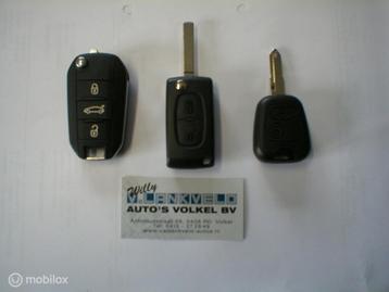 SLEUTEL AUTOSLEUTEL CITROEN PEUGEOT KLAPSLEUTEL bijmaken beschikbaar voor biedingen