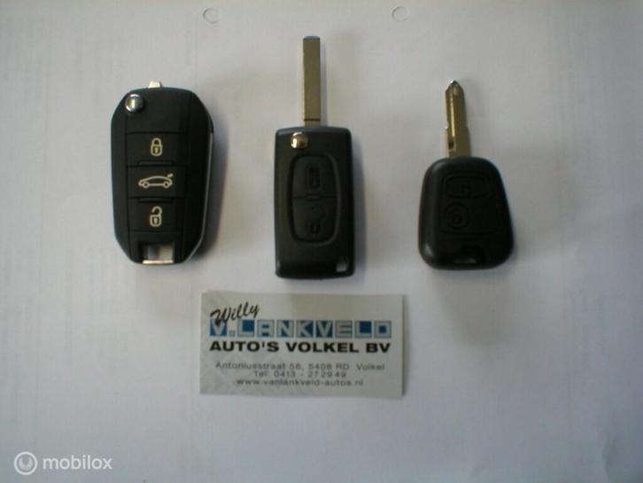 SLEUTEL AUTOSLEUTEL CITROEN PEUGEOT KLAPSLEUTEL bijmaken, Auto-onderdelen, Overige Auto-onderdelen, Peugeot, Nieuw, Ophalen of Verzenden