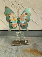 BUTTERFLY STANDAARD MET WAXINELICHT GROEN, Overige materialen, -, -, Nieuw