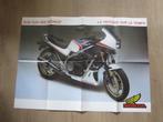 Honda o.a. VF750F / MBX 50 / XLV750R poster folder 1983 ?, Motoren, Ophalen of Verzenden, Honda