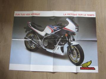 Honda o.a. VF750F / MBX 50 / XLV750R poster folder 1983 ? beschikbaar voor biedingen