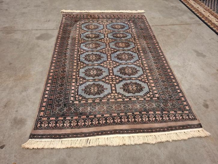 Vintage Perzisch Pakistan vloerkleed tapijt 191x124. Zie oms, Huis en Inrichting, Stoffering | Tapijten en Kleden, Gebruikt, Rechthoekig