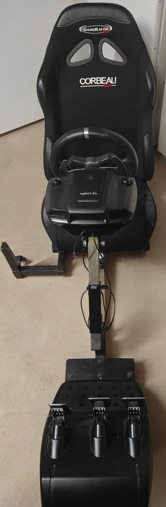 Logitech G920 Racing Set - Stoel, Stuur & Pedalen, Computers en Software, Joysticks, Zo goed als nieuw, Ophalen