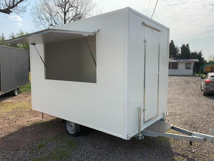 Verkoopwagen marktwagen aanhanger aanhangwagen Food Trailer, Auto diversen, Aanhangers en Bagagewagens, Nieuw, Ophalen of Verzenden