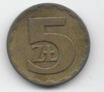 Polen 5 zlotych 1976  Y# 81.1, Postzegels en Munten, Munten | Europa | Niet-Euromunten, Polen, Losse munt, Verzenden