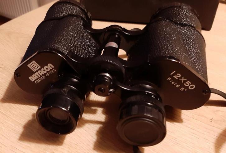 Batacon Verrekijker 12x50 met Tas, Audio, Tv en Foto, Optische apparatuur | Verrekijkers, Zo goed als nieuw, Met hoes of tas, Ophalen of Verzenden