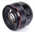 Samyang 85mm 1.4 EF Lens voor Canon, Ophalen of Verzenden, Gebruikt, Standaardlens