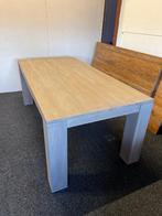 Eetkamertafel | Massief teak hout | 200x100 cm, Ophalen, Teakhout, 200 cm of meer, 50 tot 100 cm