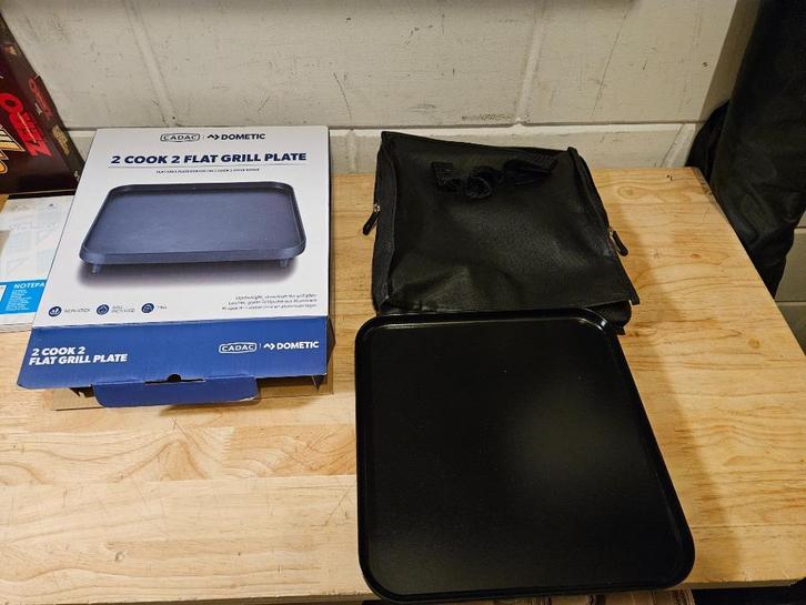 radac dometic 2 cook 2 flat grill plate, Watersport en Boten, Hengelsport | Algemeen, Nieuw, Ophalen of Verzenden