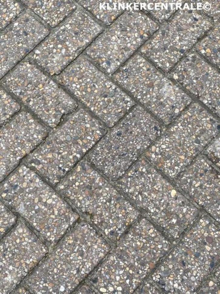 ROOIKORTING 1.700m2 heide grijs betonklinkers, Tuin en Terras, Tegels en Klinkers, Gebruikt, Klinkers, Beton, 10 m² of meer, Verzenden