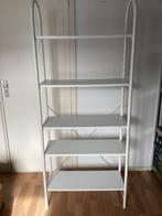 Kast Stellingkast metaal -hout wit 175x74x29 cm., Ophalen, Zo goed als nieuw