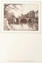 Torensluis Amsterdam - Wenckebach 1970, Antiek en Kunst, Kunst | Etsen en Gravures, Ophalen of Verzenden