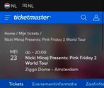 NIKI MINAJ PINK WORLD TOUR 2024, Tickets en Kaartjes, Concerten | Pop, Juni, Drie personen of meer