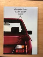 Auto folder brochure Mercedes W124 200D -250D -300D 1984  NL, Nieuw, Ophalen of Verzenden, Mercedes