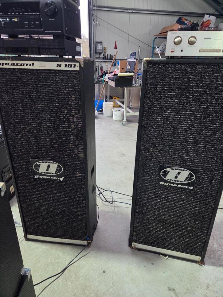 Dynacord S 101 Speakers - Set van 2, Audio, Tv en Foto, Luidsprekers, Gebruikt, Front, Rear of Stereo speakers, 120 watt of meer