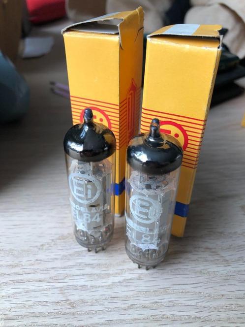 EL84 EI silverplate Nieuw., Audio, Tv en Foto, Buizenversterkers, Buis of Buizen, Ophalen of Verzenden