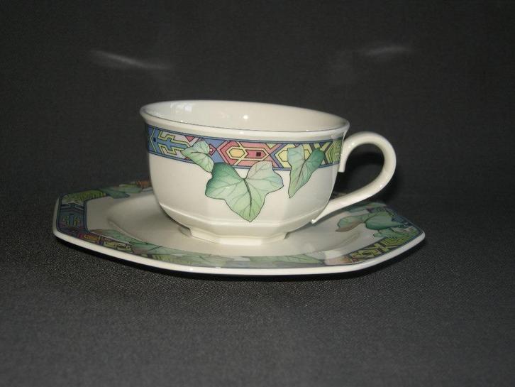 Villeroy & Boch, Pasadena, kop & schotels, Huis en Inrichting, Keuken | Servies, Zo goed als nieuw, Kop(pen) en/of Schotel(s)