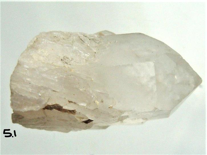 bergkristal 4 samen 2,00 puntjes 19gr punten 1 puntje punt, Verzamelen, Mineralen en Fossielen, Mineraal, Ophalen of Verzenden