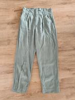 Olijfgroene High waist dames broek maat 40P, paperbag, Maat 38/40 (M), H&M, Ophalen of Verzenden, Gedragen