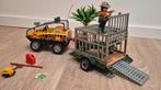Playmobil 4175 - Amfibievoertuig met dino's, Ophalen of Verzenden, Zo goed als nieuw, Complete set