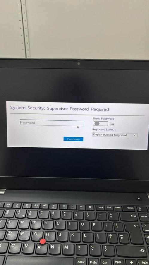 Bios Wachtwoord Lock Verwijderen, Computers en Software, Windows Laptops, Ophalen of Verzenden