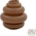 Design vaas Fidrio Marbella kleur Choco, Ophalen of Verzenden, Nieuw