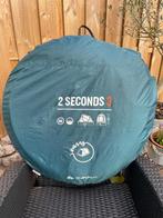 Quechua tent 2 seconds, 3 persoons, blauw, Caravans en Kamperen, Tenten, Ophalen, Gebruikt, Tot en met 3