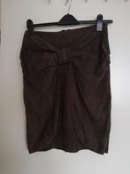 STROKE🌸 Aparte rok echt suede leder heel zacht mt 38, Kleding | Dames, Rokken, Maat 38/40 (M), Bruin, Verzenden, Zo goed als nieuw