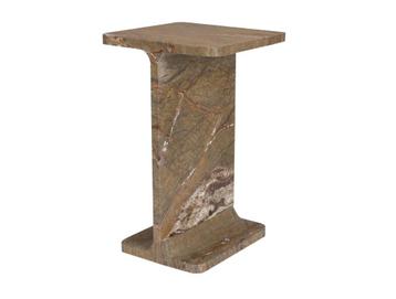 Dutchbone Satpura bijzettafel bruin marmer | Van €249, nu  beschikbaar voor biedingen