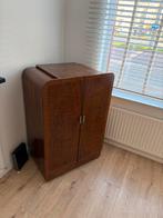 Vintage Art Deco Houten Kast met Lades, Antiek en Kunst, Ophalen of Verzenden