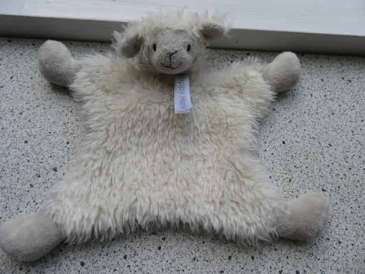 Knuffeldoek schaap/schaapje merk Happy Horse wollig velours, Kinderen en Baby's, Speelgoed | Knuffels en Pluche, Zo goed als nieuw