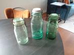 3 x fraaie oude Belgische weckfles / weck fles (23 - 28 cm)., Ophalen of Verzenden