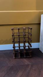 Vintage wijnrek 15 flessen, Ophalen, Zo goed als nieuw, Minder dan 50 cm