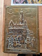 Koperen afbeelding van stadhuis middelburg, Antiek en Kunst, Antiek | Wandborden en Tegels, Ophalen of Verzenden